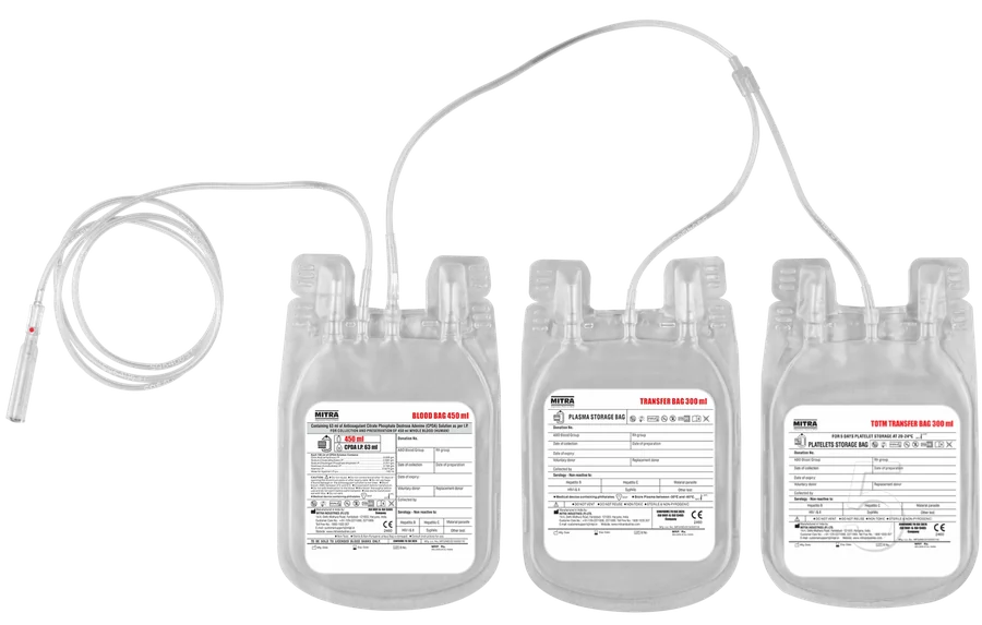 Mitra Triple Blood Bag System
